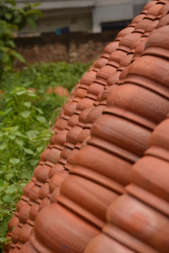 Retailers all over the country use these traditional earthen pots to sell halim during the month of Ramadan