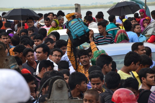 An estimated fifty million people move to rural Bangladesh during the Eid